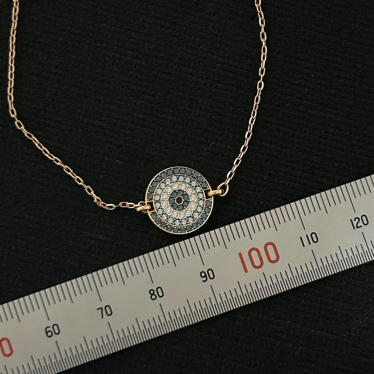 良品】SWAROVSKI スワロフスキー イーブルアイ ブレスレット ゴールド