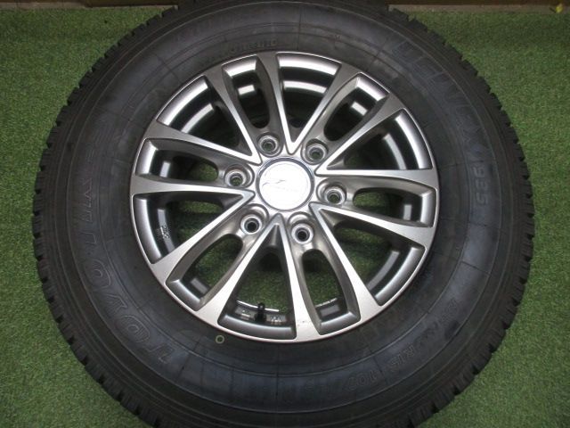 み ウェッズ プロディータ 195 80 R 15 スタッドレスタイヤ４本SET E 25 26 キャラバン NV 350