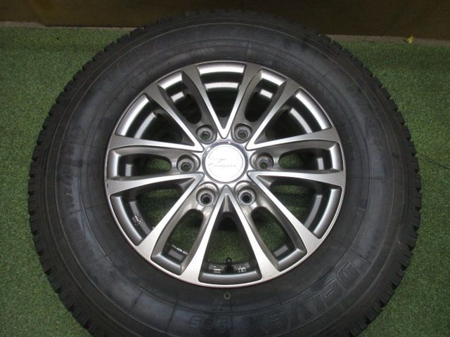  み ウェッズ プロディータ 195 80 R 15 スタッドレスタイヤ４本SET E 25 26 キャラバン NV 350 15インチ タイヤ ホイールセット