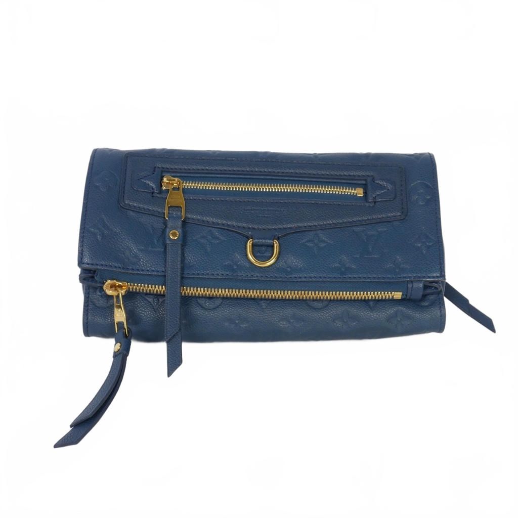 ルイヴィトン LOUIS VUITTON ペティヤント クラッチバッグ アンプラント ブルー 青 M 93427