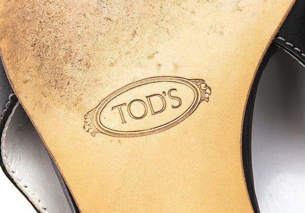 トッズTOD'S ベルトデザインレザーパンプス 黒37(24位)