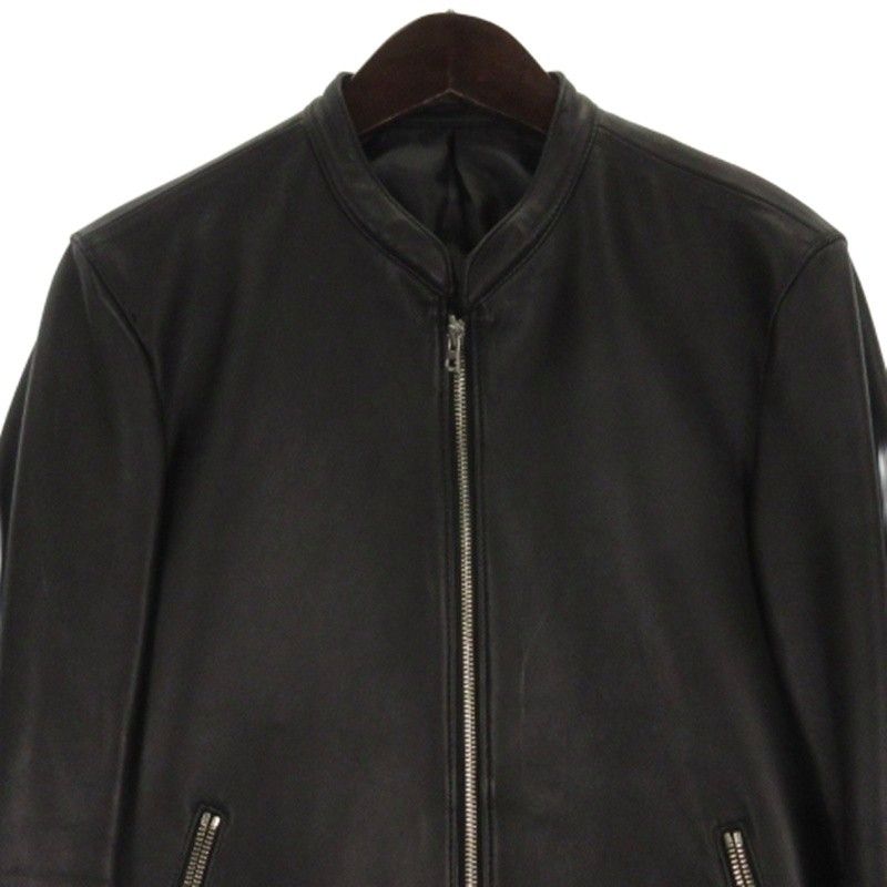 リドム LIDnM ラムレザー シングル ライダースジャケット L17SS-17