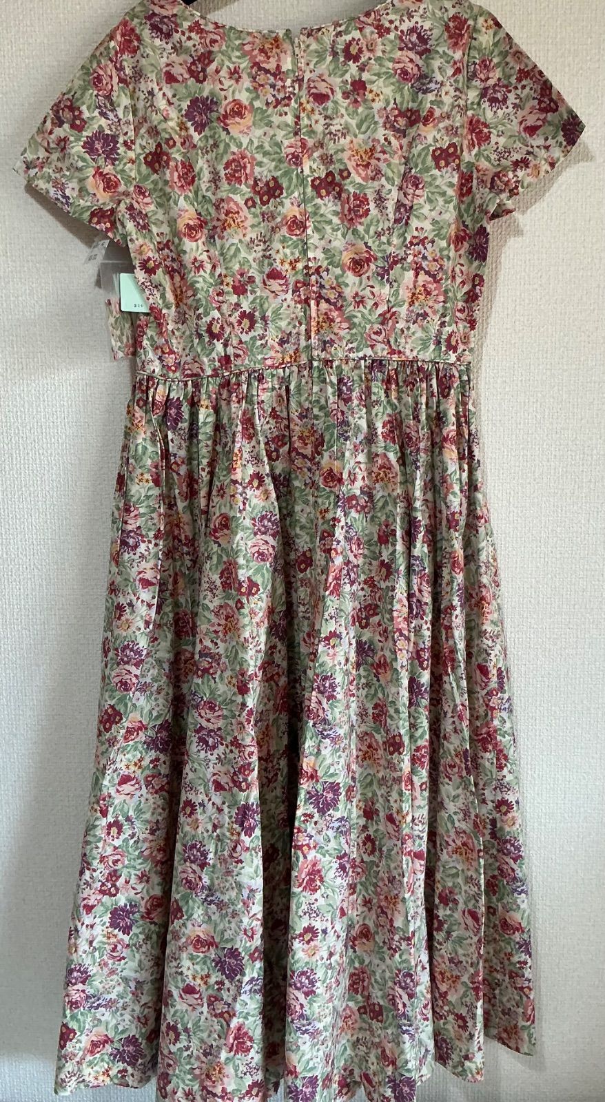 LAURA ASHLEY ローラアシュレイ 花柄ワンピース 13号