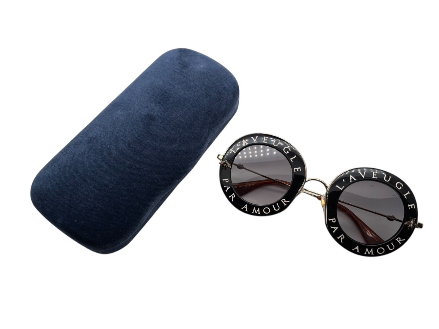 新品未使用 GUCCI グッチ L'AVEUGLE PARAMOUR サングラス ラウンド