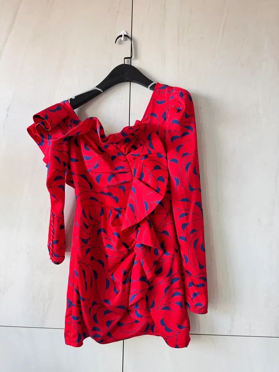 コンディション最高 Self Portrait レッド パータン ミニ ONE PIECE 2