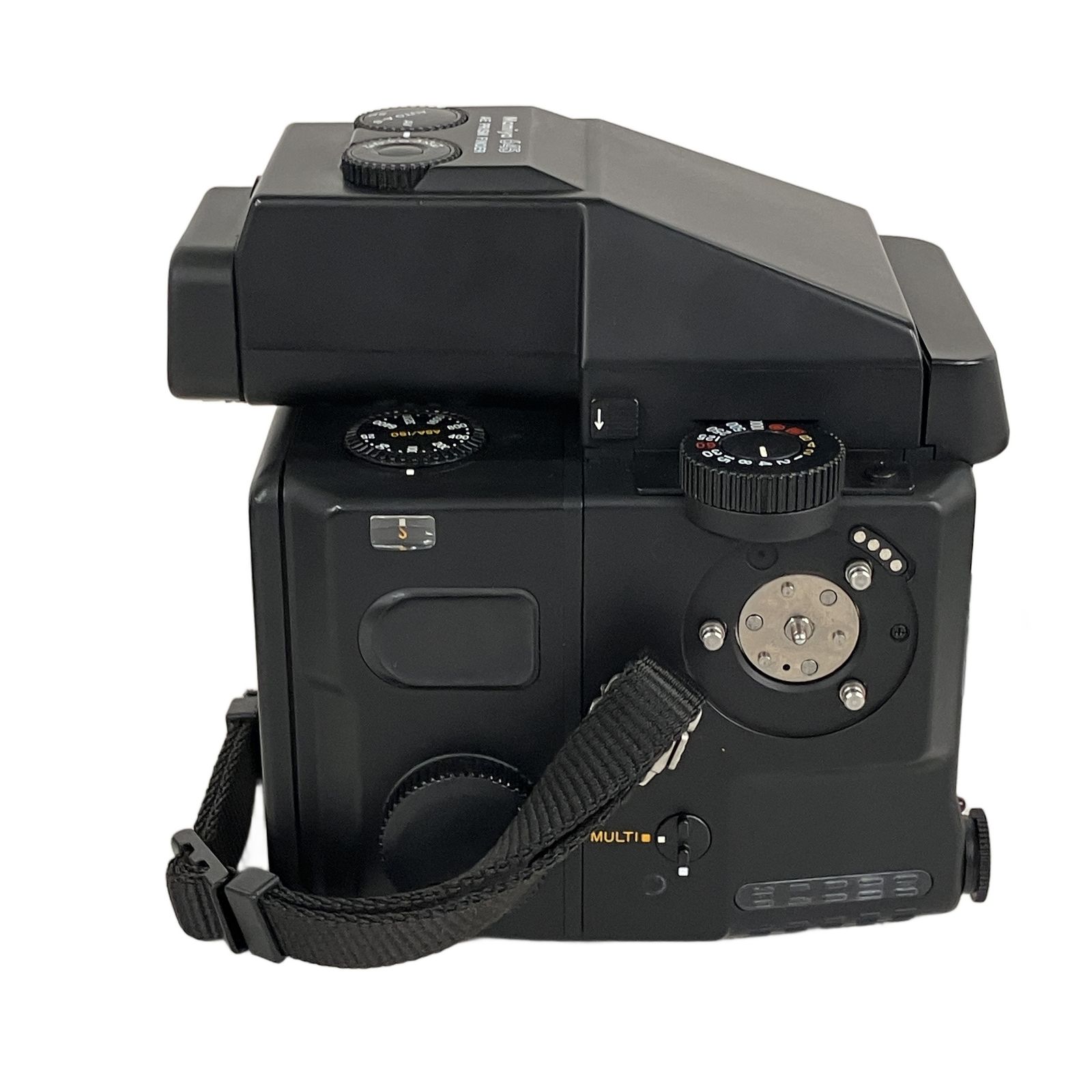  Mamiya M 645 SUPER 中判フィルムカメラ 105-210 mm F 4.5 レンズ ファインダー グリップ セット 大判 中判カメラ(フィルム) フィルムカメラ