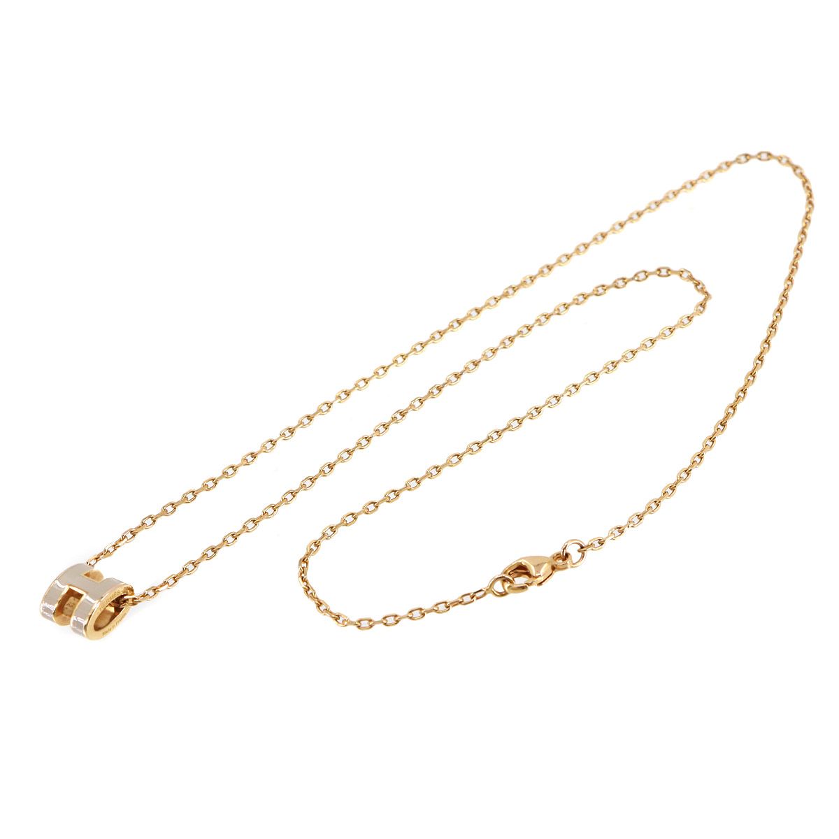 未使用 展示品 エルメス HERMES ミニ ポップアッシュ H ネックレス