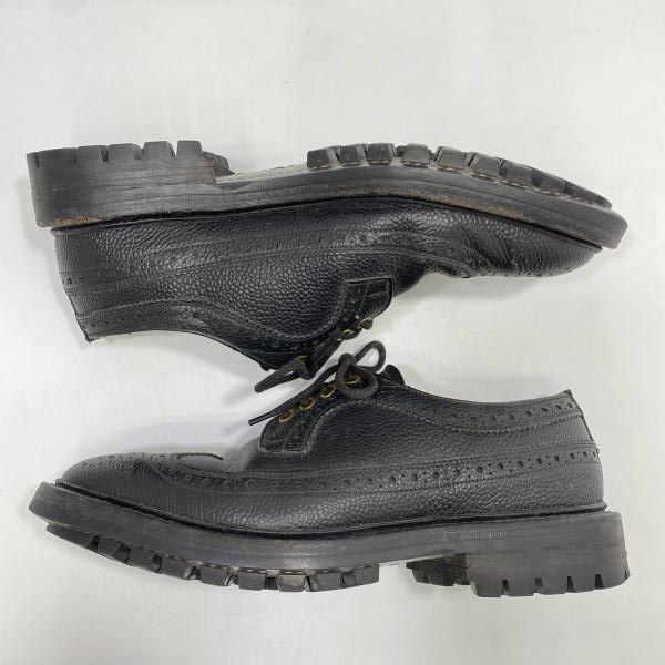 中古】Tricker's ウィングチップ 7.5 M5164 ブラック トリッカーズ[24