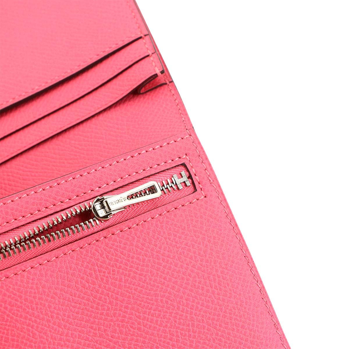 未使用 展示品 エルメス HERMES ベアンスフレ 二つ折り 長財布