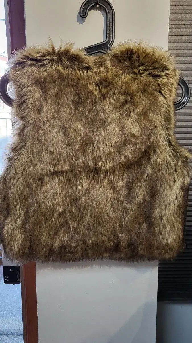 ポロラルフローレン ブラウン ファー ベスト