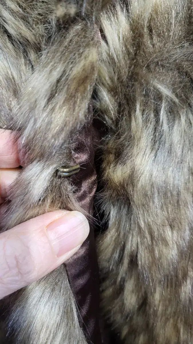  ポロラルフローレン ブラウン ファー ベスト カーディガン トップス