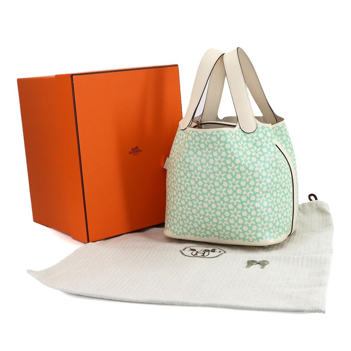 新品同様 エルメス HERMES ピコタンロック PM ラッキーデイジー ハンド