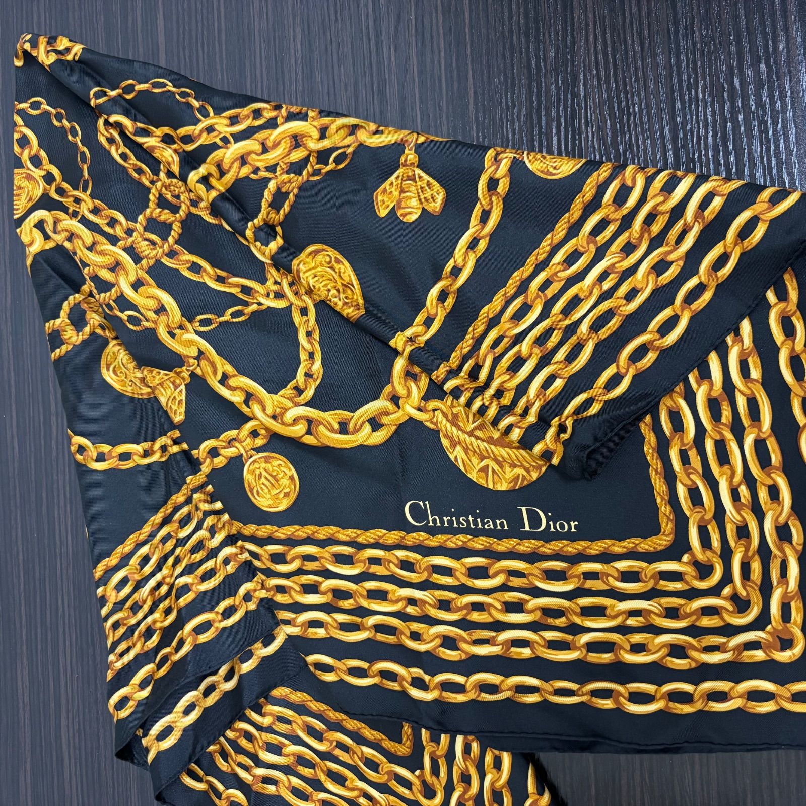 ▪️ Christian Dior クリスチャンディオール スカーフ ストールシルク