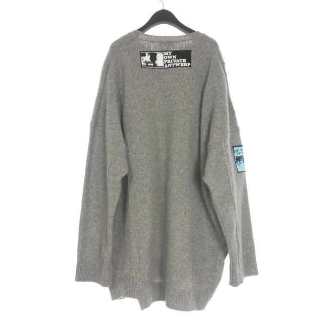 ラフシモンズ raf simons オーバサイズニット セーター M RAF SIMONS（ラフ シモンズ） 19AW CROPPED OVERSIZED RS SWEATER RS