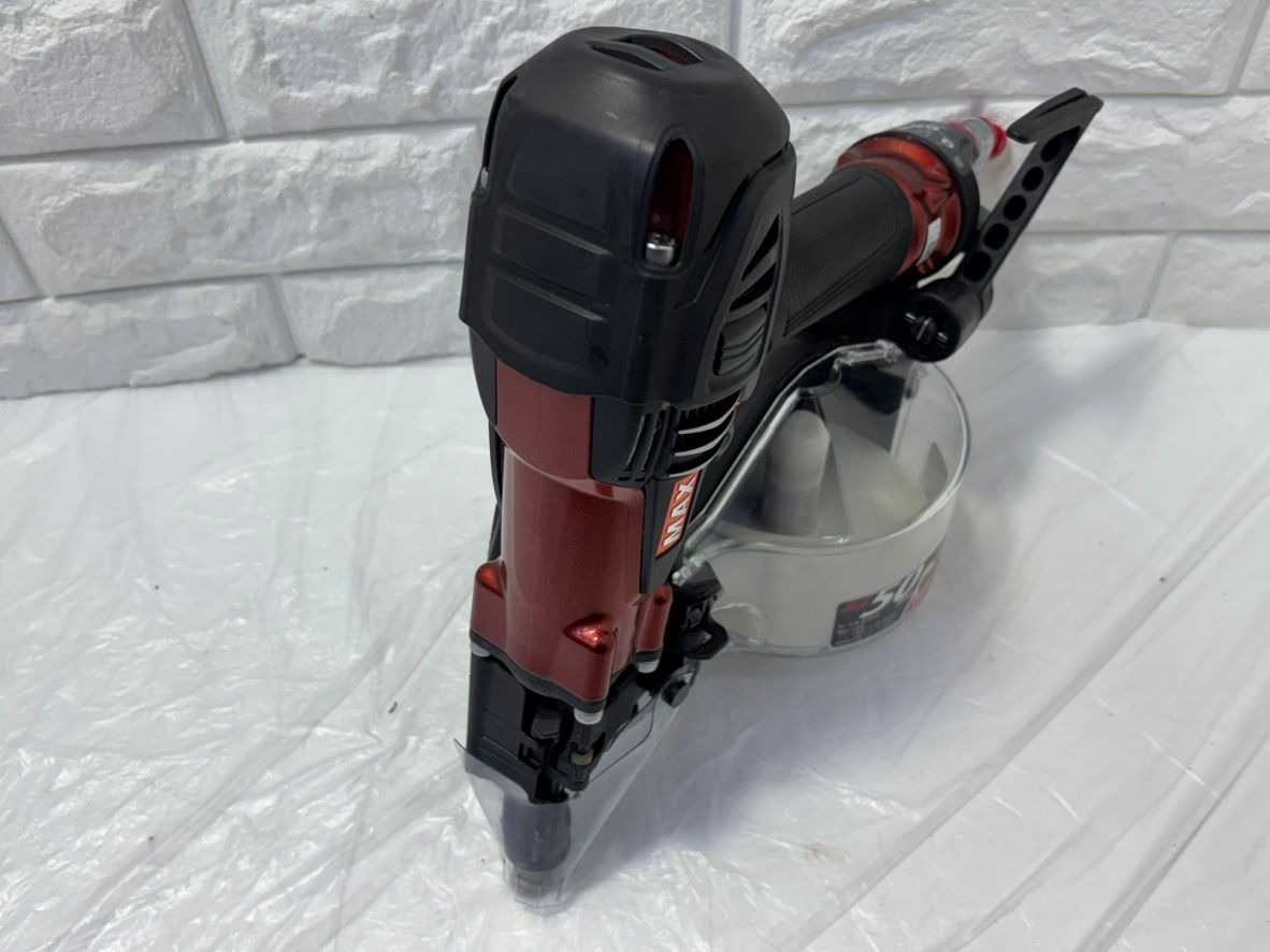  ▽▽ 状態良好品 MAX 50ｍｍ 高圧 釘打ち機 HN-50 N 4 D スーパーネイラ エア釘打機 マックス 釘打機 エアーツール