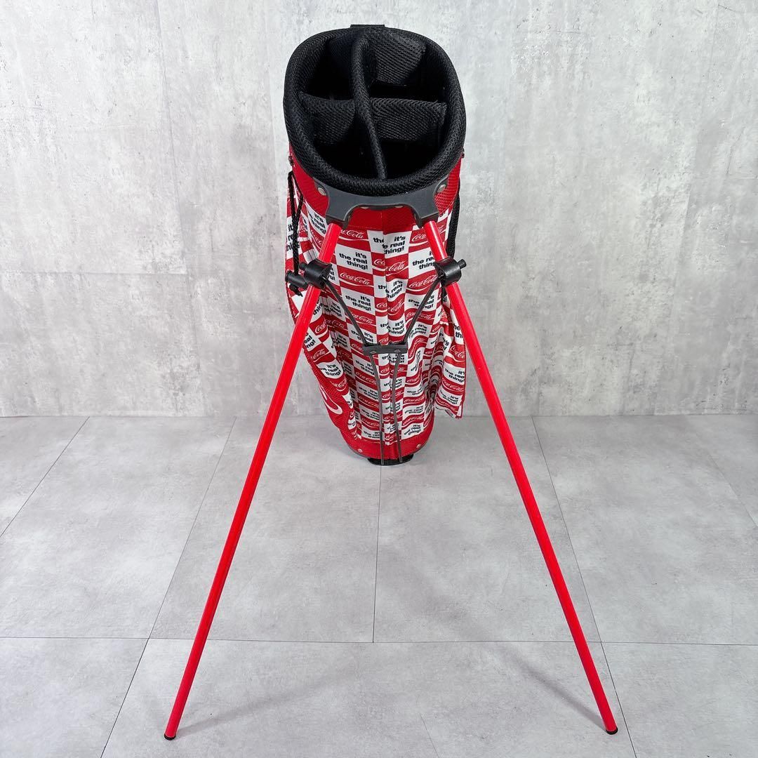 コカコーラ ゴルフキャディバッグ ＆ シューズケース コカ・コーラ キャディバッグ 9型 (CC-0B1004CB) メンズ ゴルフ