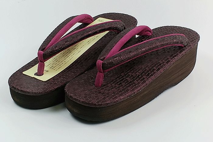 カレンブロッソ 菱屋カフェ草履 鼻緒がお洒落 Lサイズ Shops 121202