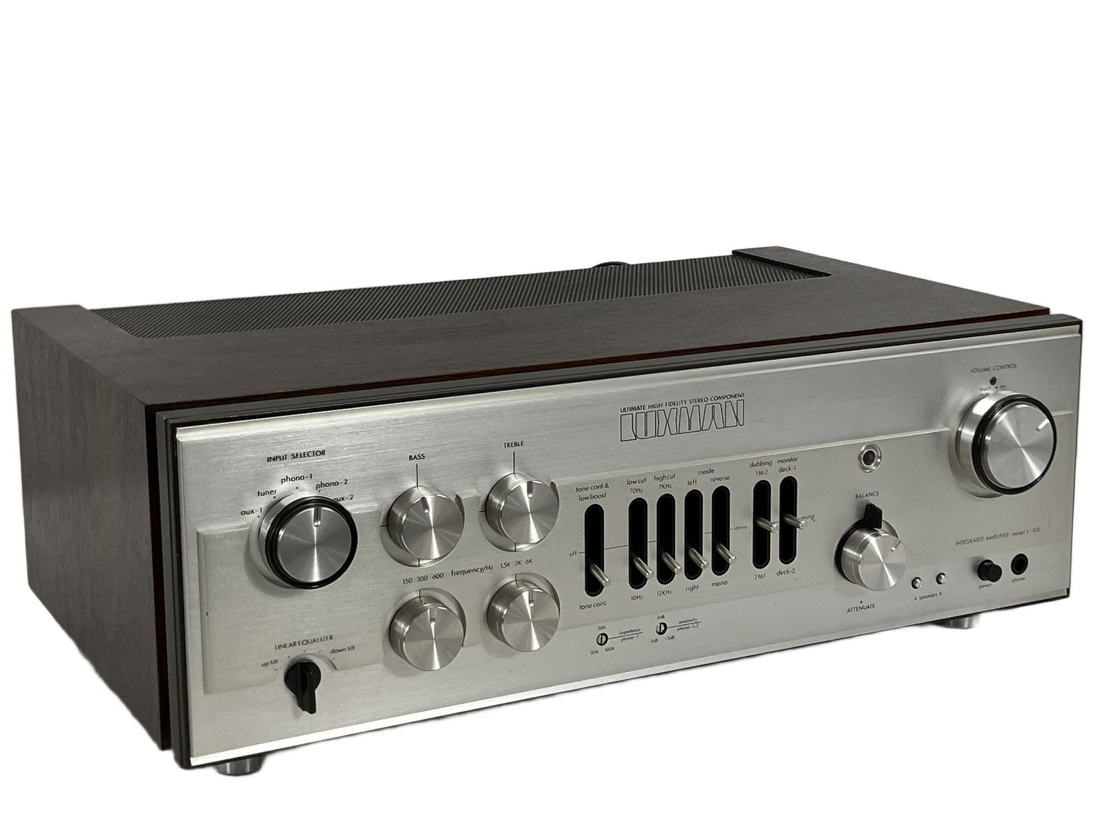 LUXMAN L-100 ラックスマン プリメインアンプ 音響 オーディオ