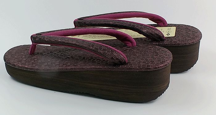  カレンブロッソ 菱屋カフェ草履 鼻緒がお洒落 Lサイズ Shops 121202 草履 和装履物