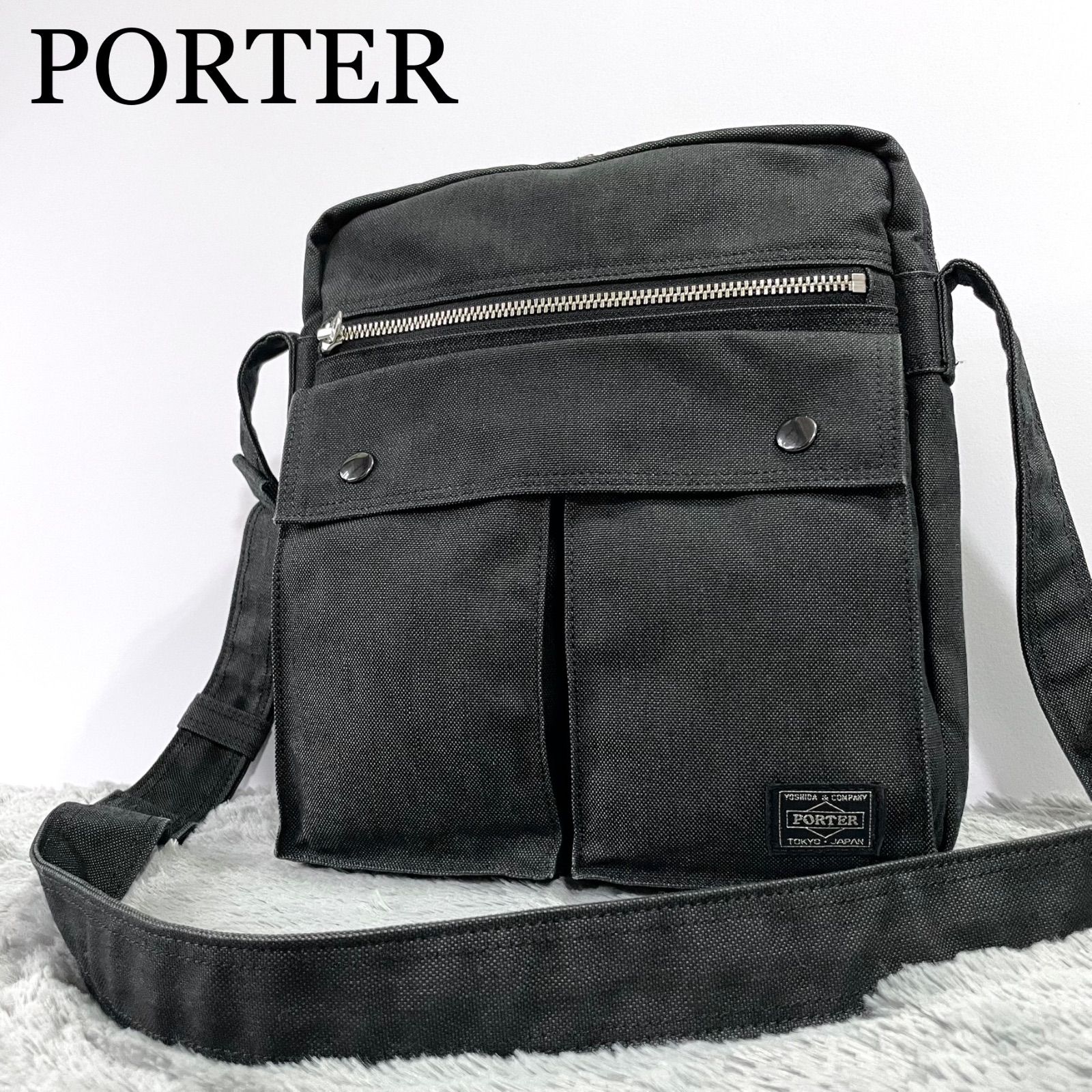 極美品✨PORTER ポーター スモーキー ショルダーバッグ クロスボディ 