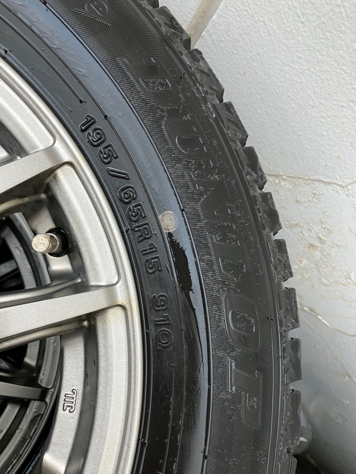  195 65 15 スタッドレス4本 15インチ タイヤ ホイールセット