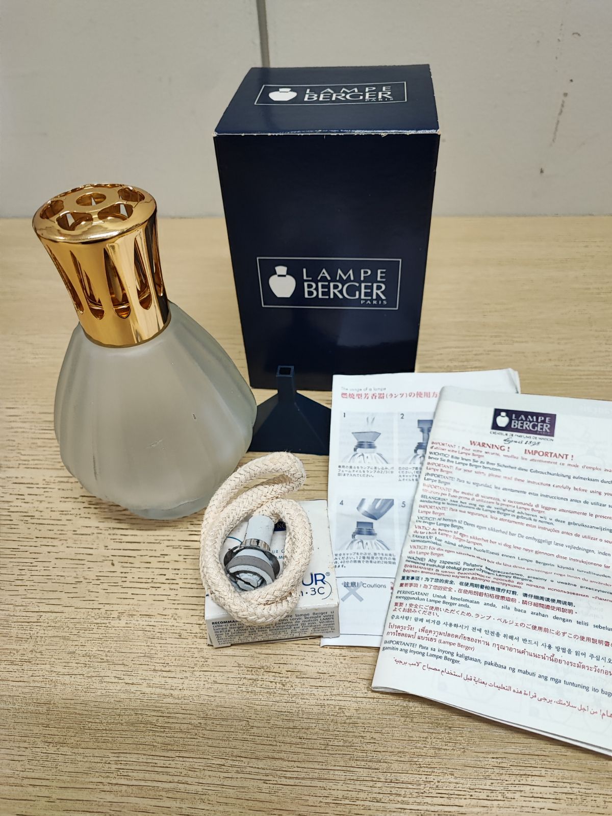 未使用品】正規品 LAMPE BERGER PARIS ランプベルジェパリ 燃焼型芳香