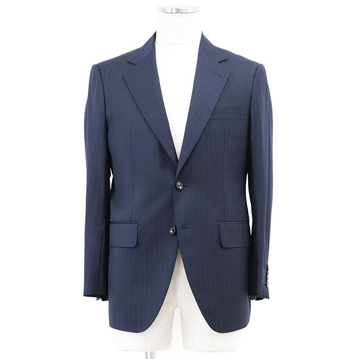 GOTAIRIKU サファリジャケット　ネイビーMサイズ相当　美品 未使用】GOTAIRIKU 五大陸 ゴタイリク スーツ セットアップ