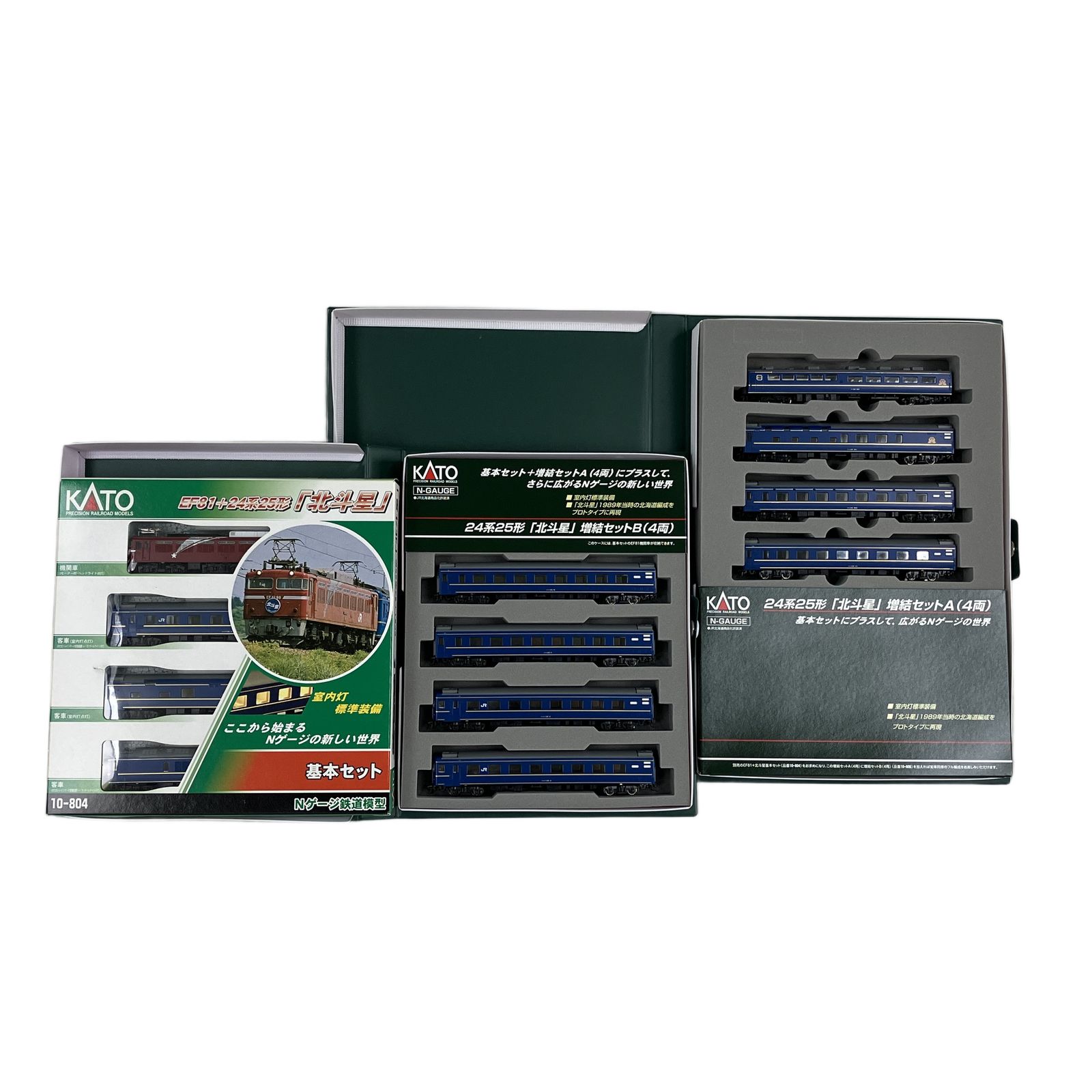 KATO 10 804 805 806 EF 81 24系 25形 北斗星 基本増結 12両セット 鉄道模型 N 良好