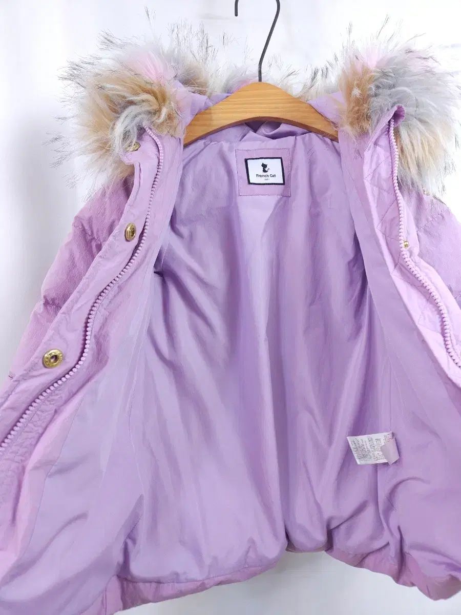  フレンチキャット PURPLE ロング ダウン アウター 110 その他 ジャケット ブルゾン