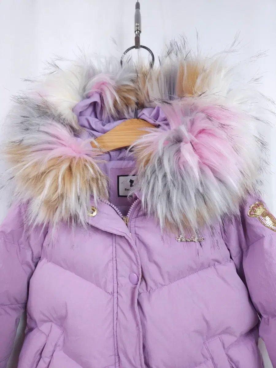 フレンチキャット PURPLE ロング ダウン アウター 110