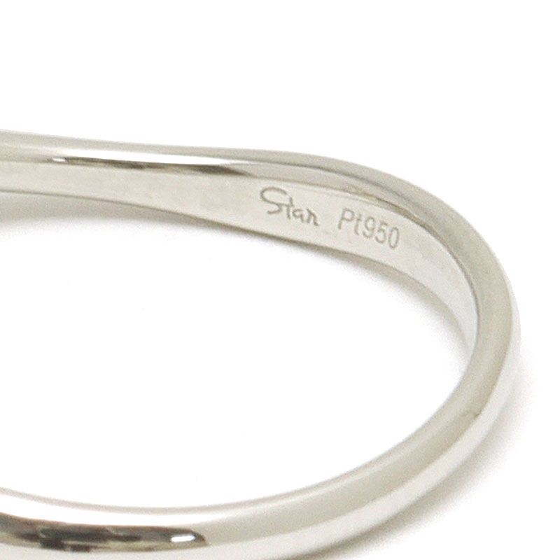 スタージュエリー STAR JEWELRY ダイヤモンドリング #8 約8号 PT950