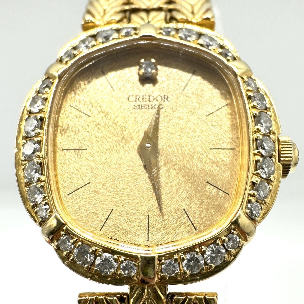 クレドール セイコー SEIKO CREDOR K18 K18WG ダイヤベゼルの通販 