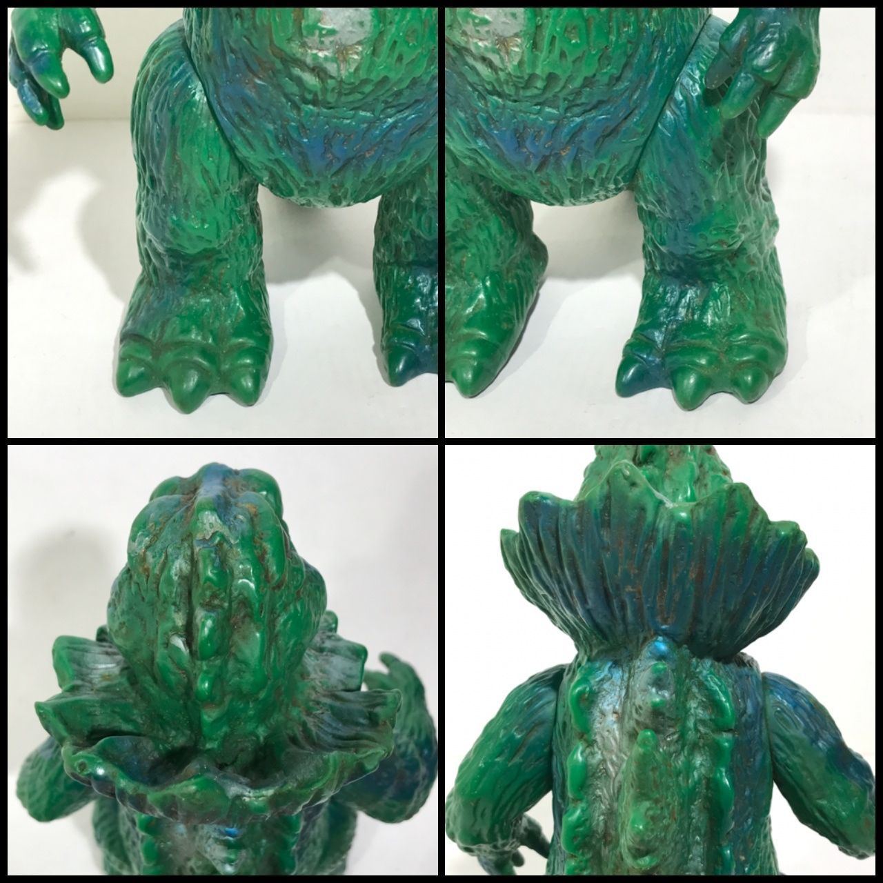 城東44-057】ウルトラマン ブルマァク ジラース ソフビ人形 当時品