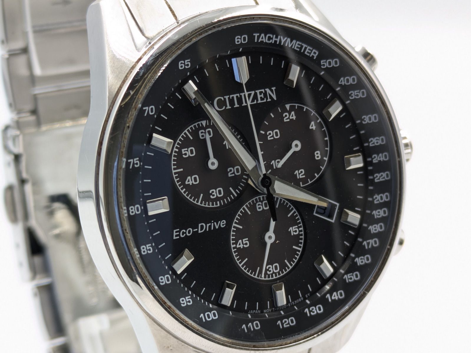  シチズン エコドライブ クロノグラフ H 500-S 111064 メンズ 腕時計 腕時計(クォーツ) 腕時計(アナログ)