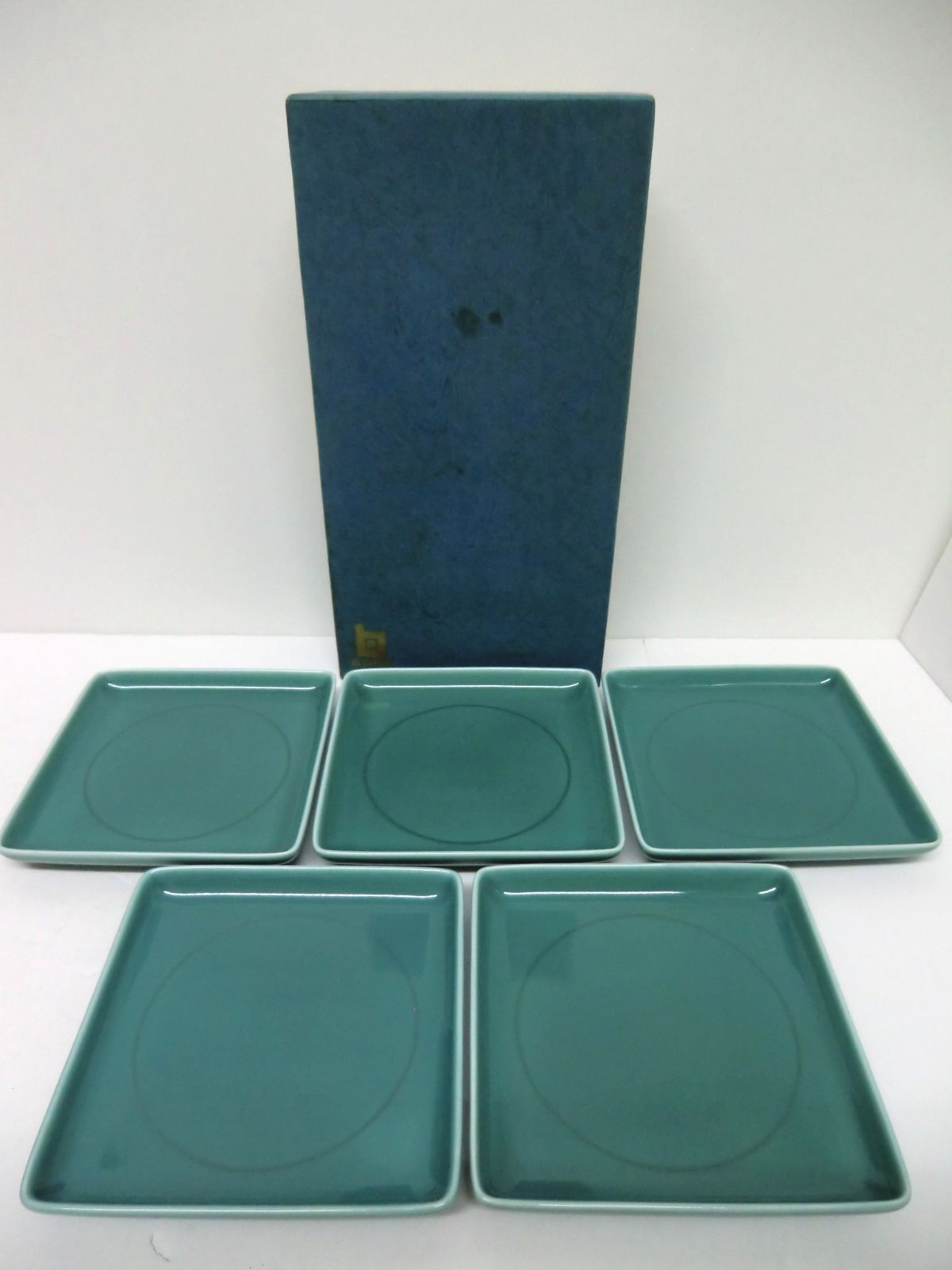未使用保管品】白山陶器 ひすい 正角皿セット 銘々皿 5客 - メルカリ