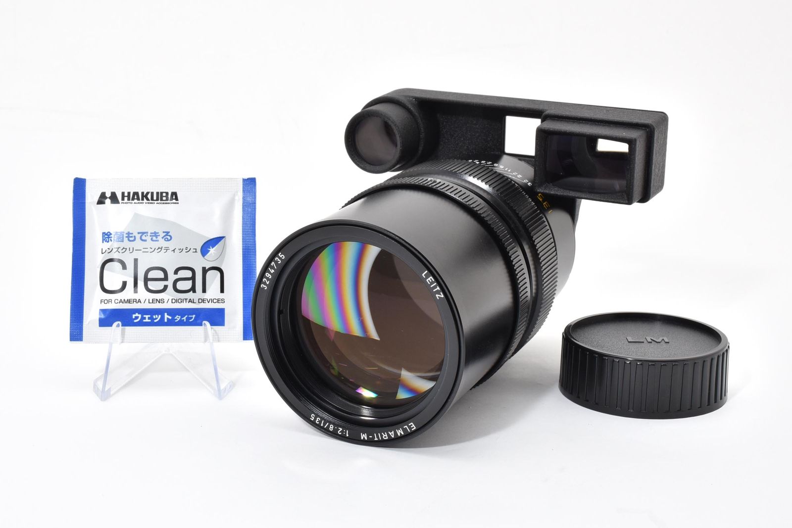 □ 美品 □ ライカ LEICA LEITZ ELMARIT-M 135mm F2.8 メガネ付 M