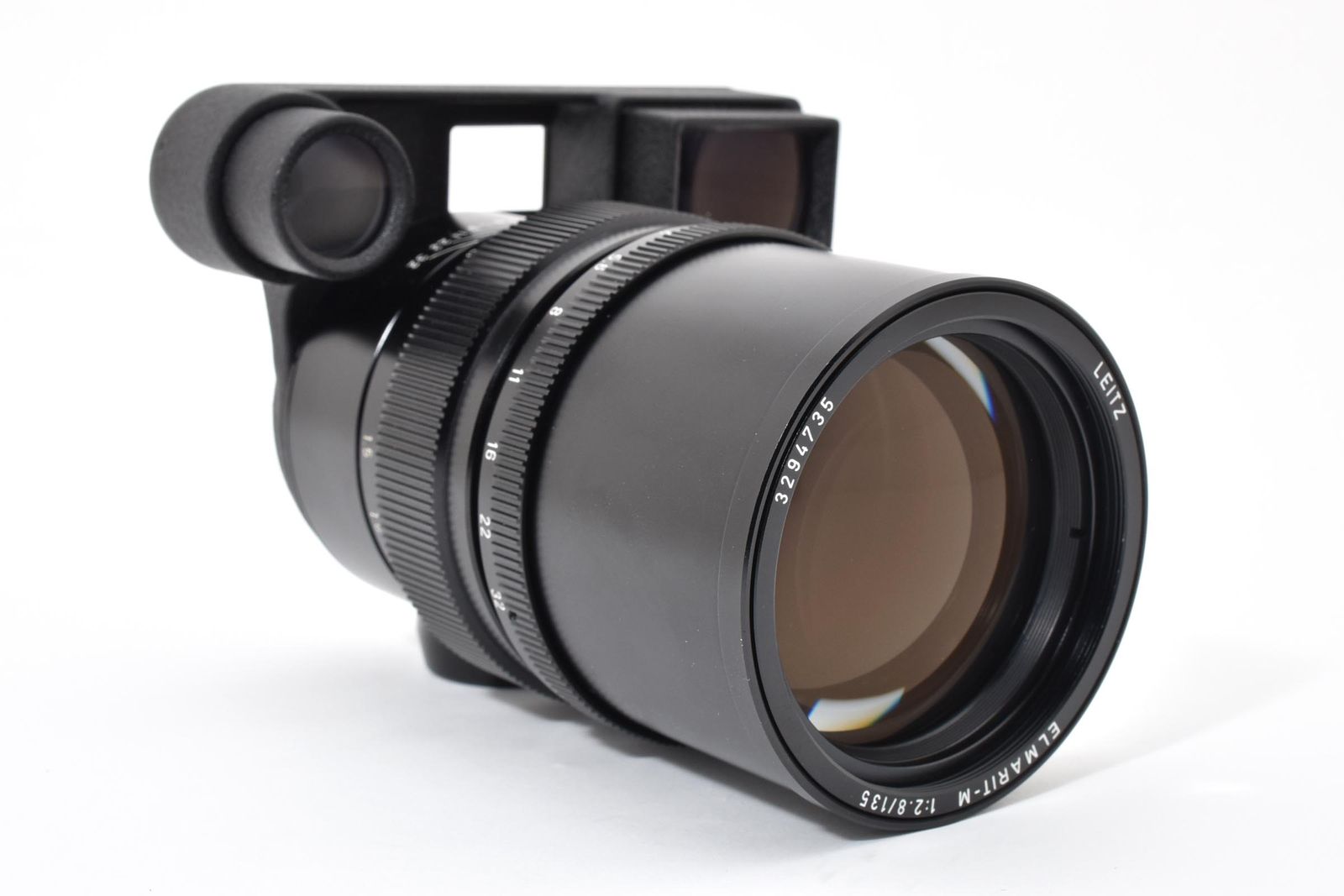 □ 美品 □ ライカ LEICA LEITZ ELMARIT-M 135mm F2.8 メガネ付 M