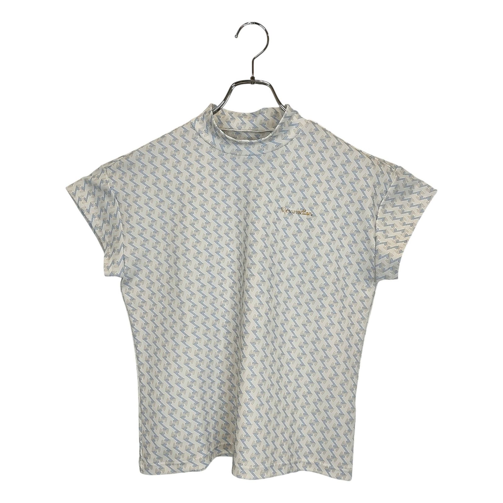 Resurrection レザレクション ゴルフ GMプリント 半袖 モックネック T