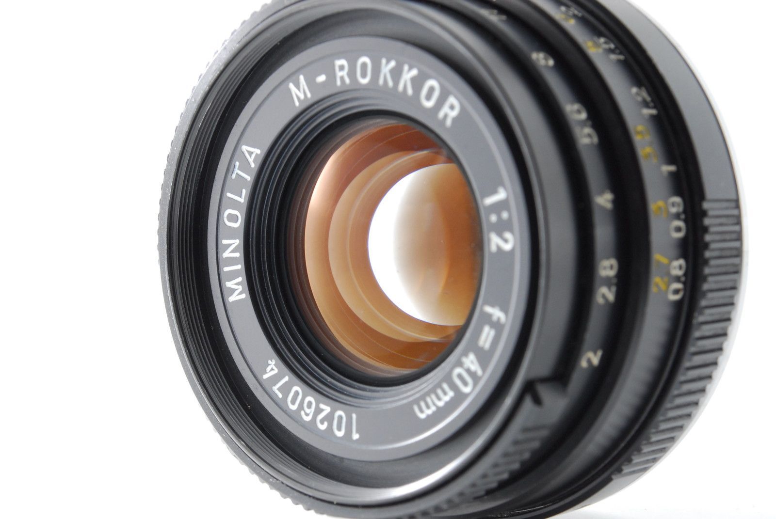 ミノルタ レンズ MINOLTA M ROKKOR 40mm f/2 Lens Leica M Mount