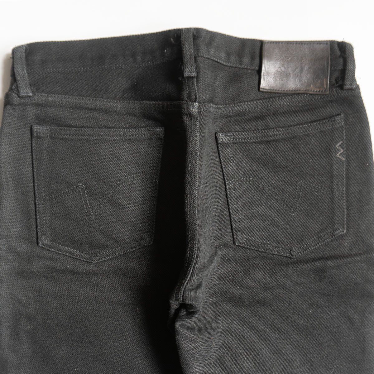 雰囲気抜群】IRON HEART【黒鎧 極厚 21oz ブラックデニムパンツ】W34