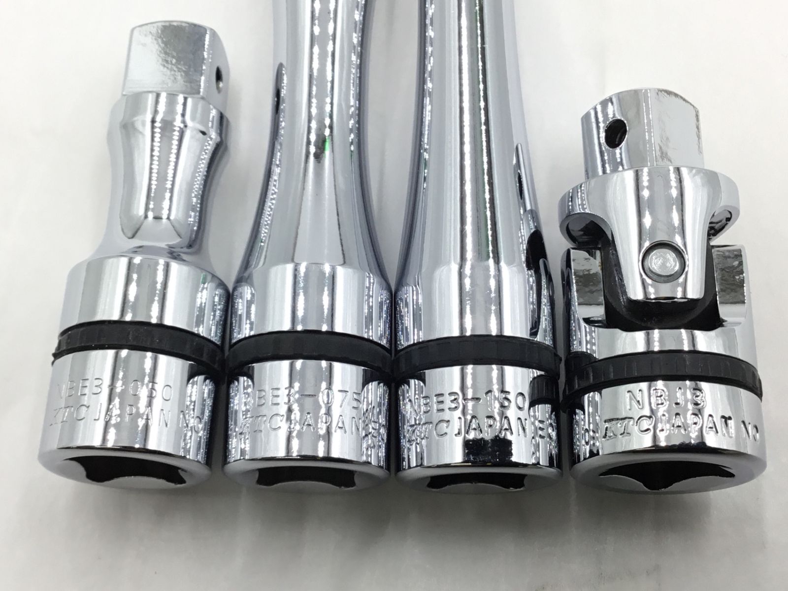 品 ○KTC|Nepros|ネプロス 3|8エクステンションバー ユニバーサル 4点セット NBE 3-050|075|150|NBJ 3 エコツー M 02