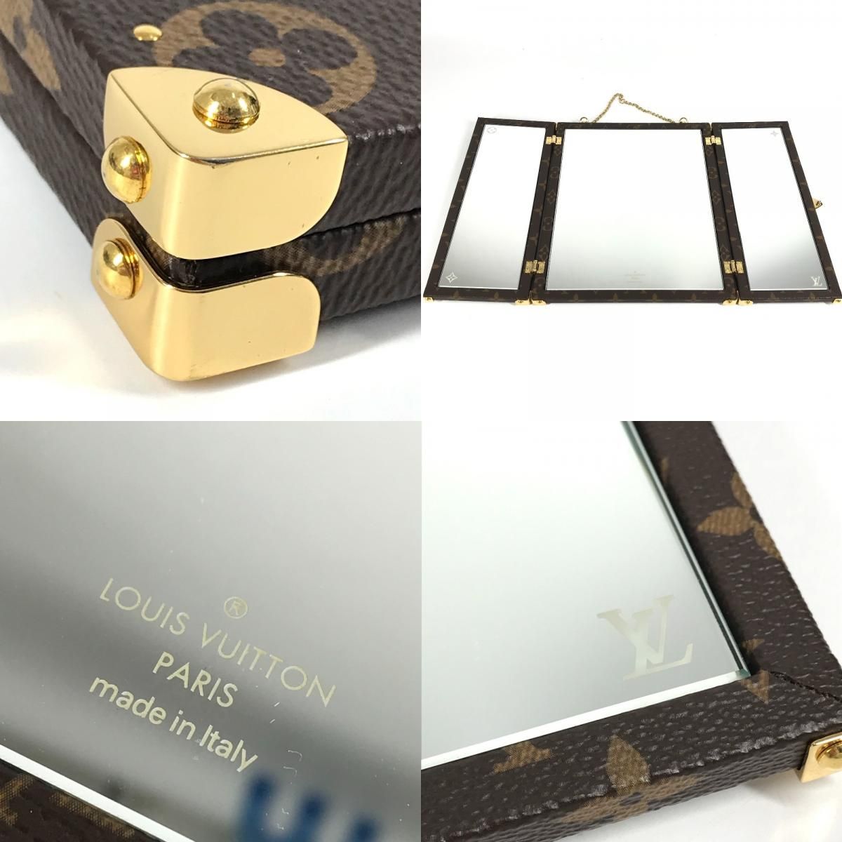LOUIS VUITTON ルイヴィトン 鏡 ホーム ミラー トランク GI0554