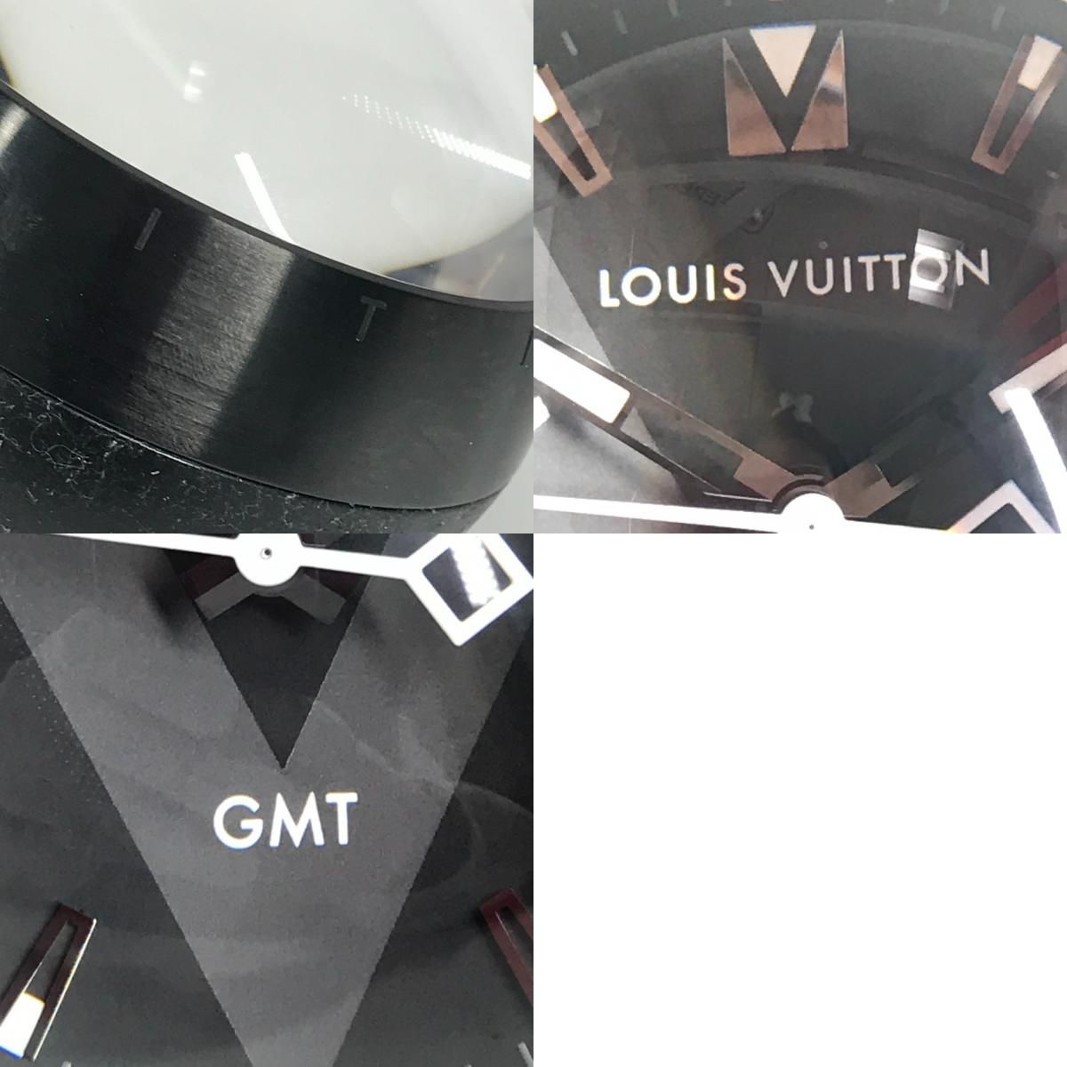 LOUIS VUITTON ルイヴィトン 置時計 タンブール GMT タンブールGMT