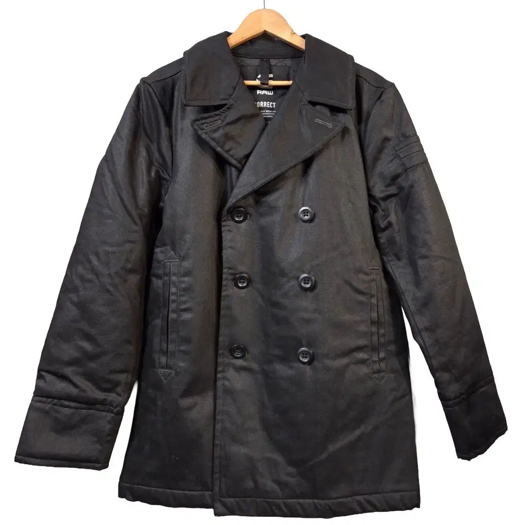 G Star RAW ダブルブレスト ブラックコート M