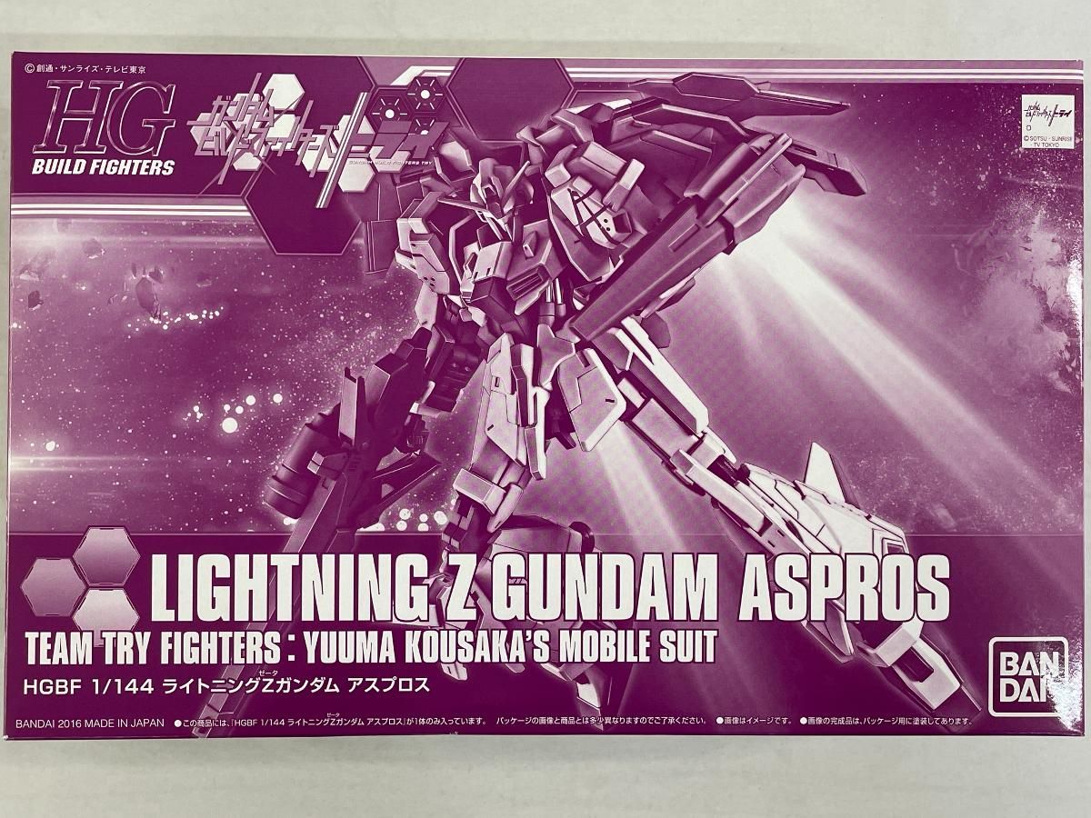 未開封】HGBF 1/144 ライトニングZガンダム アスプロス プラモデル
