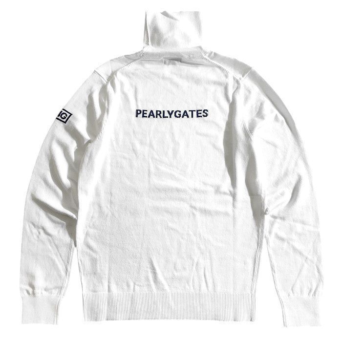 PEARLY GATES パーリーゲイツ ゴルフ コットン混 SUSTAIN加工 無地