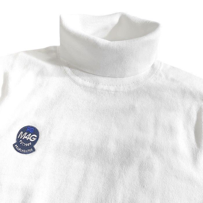 PEARLY GATES パーリーゲイツ ゴルフ コットン混 SUSTAIN加工 無地