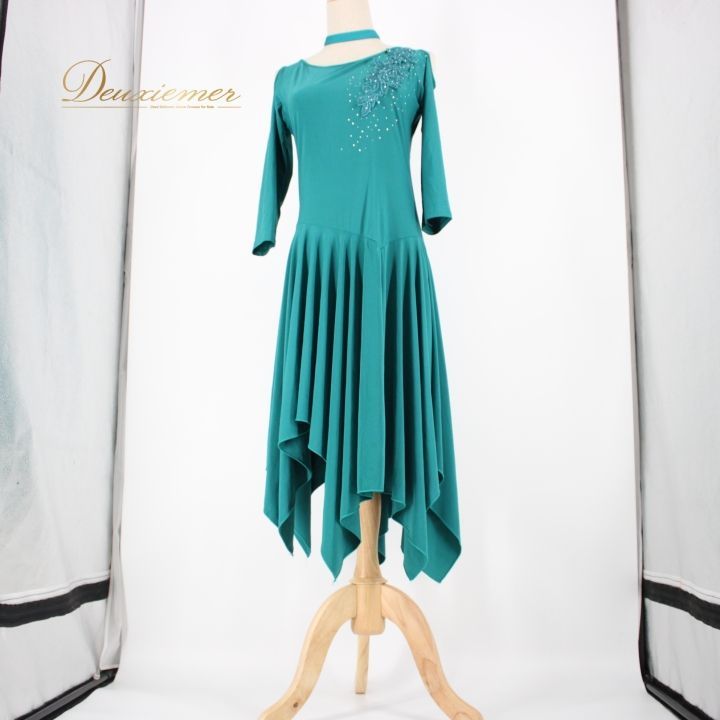 社交ダンス 衣装 スタンダード ドレス ワンピース レッスンウェア