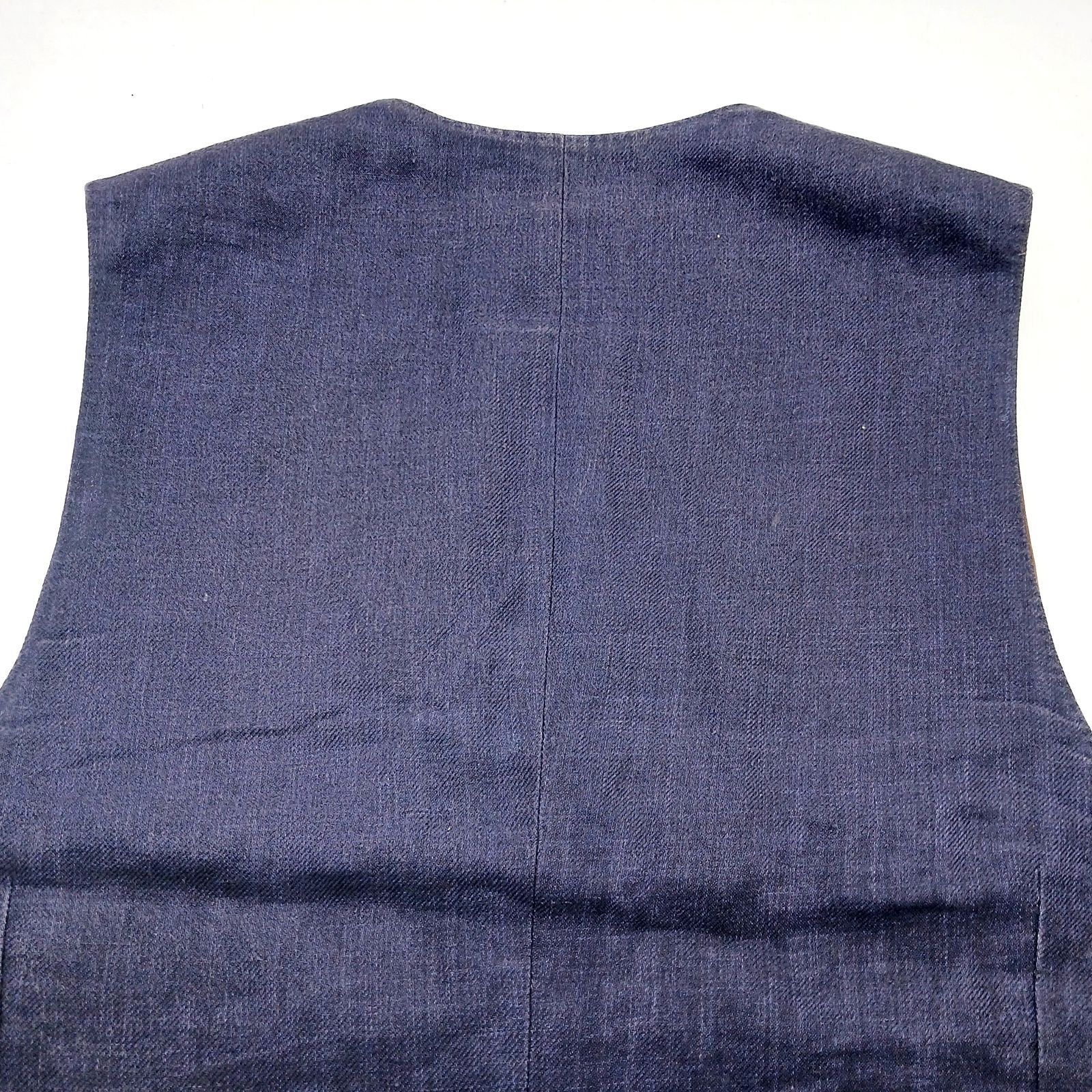 【ブルネロクチネリ】ベスト　ジレ デニム　インディゴ Brunello Cucinelli ブルネロクチネリ ベスト ジレ サイズ46 デニム