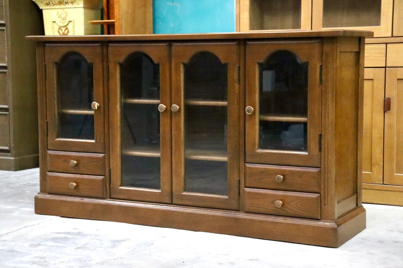 GMIK355○山室家具 ESPOIR エスポアール 食器棚 キャビネット 飾 GMIK355○山室家具 ESPOIR エスポアール 食器棚 キャビネット 飾